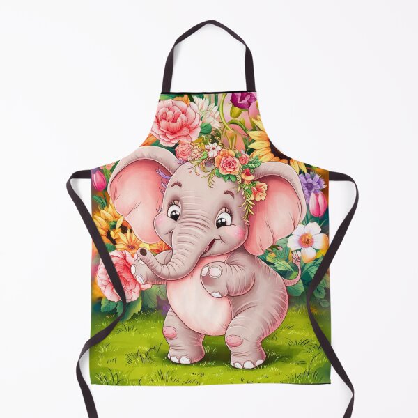 Item preview, Cute Elephant. Little elephant, colorful elephant, elephant drawing designed and sold by ElephantVibes.