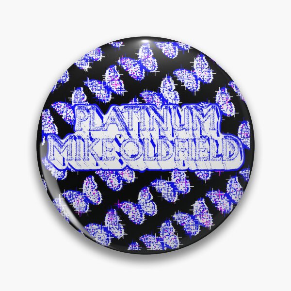 Item preview, Estampado de patrón de mariposa platino de Mike Oldfield designed and sold by ThePr00gl0rd.