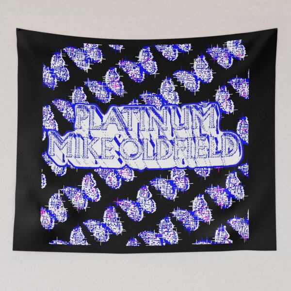 Item preview, Mike Oldfield Platinum Butterfly Pattern Print designed and sold by ThePr00gl0rd.