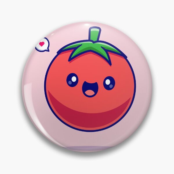 Item preview, Cute Tomato Smile: Adorable Cartoon Vector Icon designed and sold by hjian8219.