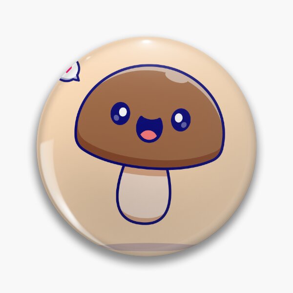 Item preview, Cute Mushroom Vegetable: Adorable Cartoon Vector Icon designed and sold by hjian8219.