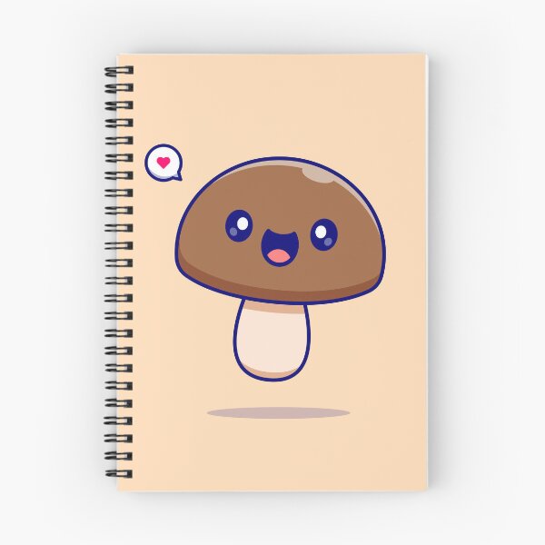 Item preview, Cute Mushroom Vegetable: Adorable Cartoon Vector Icon designed and sold by hjian8219.