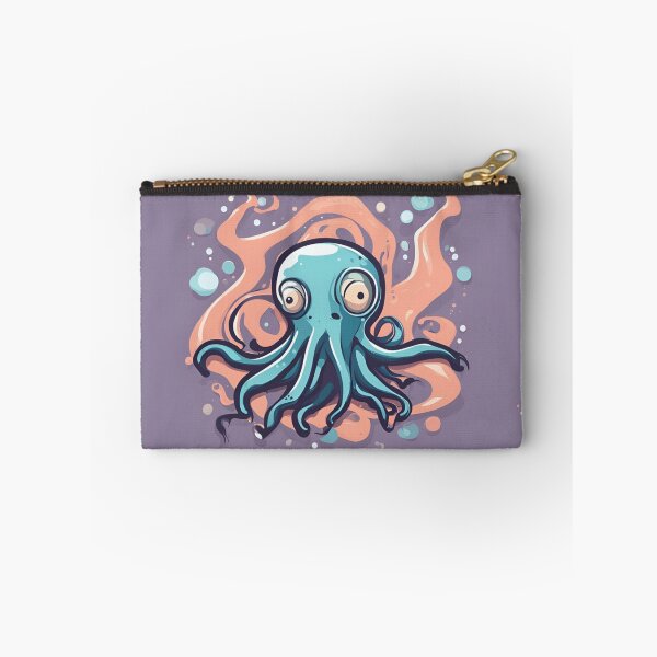 Item preview, Mysterious Cartoon Squid - Whimsical Ocean Creature Design designed and sold by Marvvinekk.