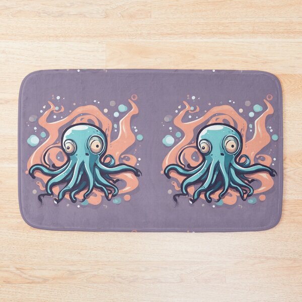 Item preview, Mysterious Cartoon Squid - Whimsical Ocean Creature Design designed and sold by Marvvinekk.
