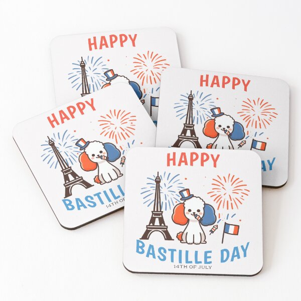 Item preview, Bastille Day Poodle designed and sold by LemuellTrends.