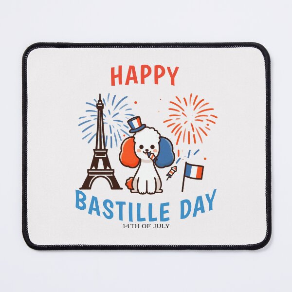Item preview, Bastille Day Poodle designed and sold by LemuellTrends.