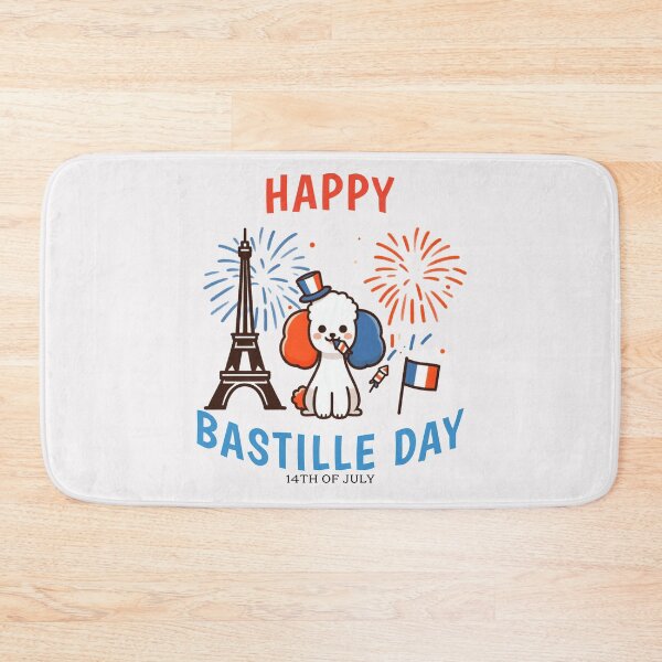 Item preview, Bastille Day Poodle designed and sold by LemuellTrends.