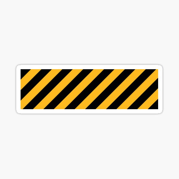 Artikel-Vorschau von Schwarze Vorsicht, designt und verkauft von FLATVAC STICKER.
