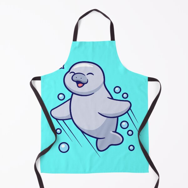 Item preview, Cute Seal Swimming: Adorable Cartoon Vector Icon designed and sold by hjian8219.