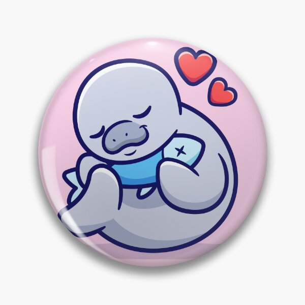 Item preview, "Cute Seal Hugging Fish: Adorable Cartoon Vector Icon designed and sold by hjian8219.