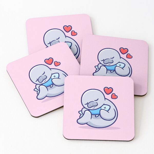 Item preview, "Cute Seal Hugging Fish: Adorable Cartoon Vector Icon designed and sold by hjian8219.