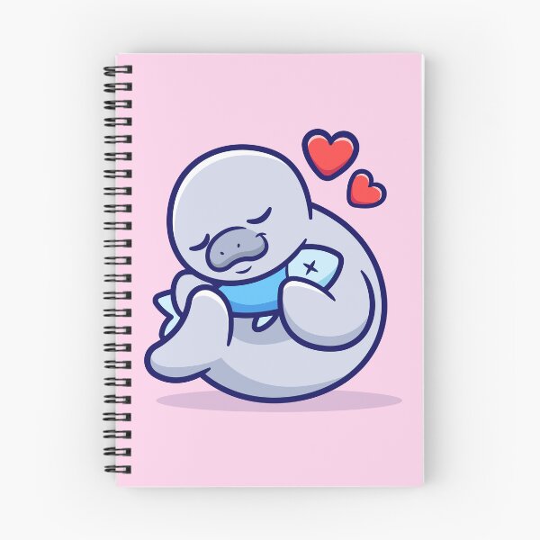 Item preview, "Cute Seal Hugging Fish: Adorable Cartoon Vector Icon designed and sold by hjian8219.