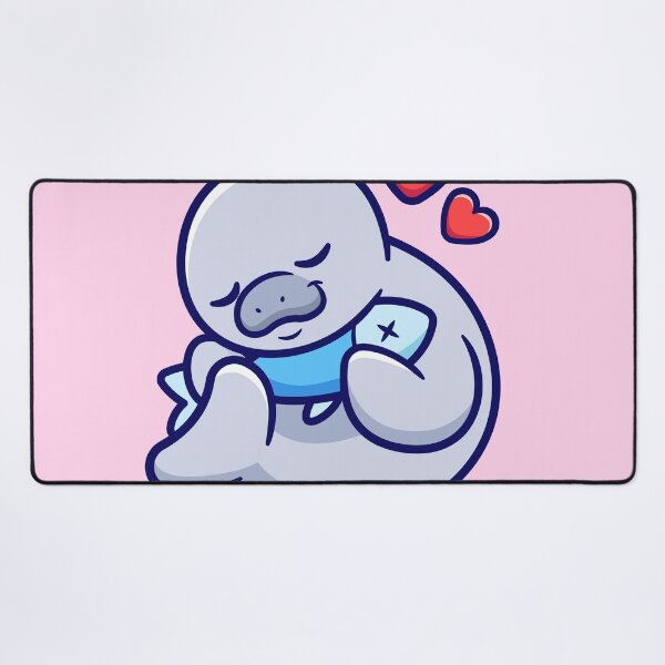 Item preview, "Cute Seal Hugging Fish: Adorable Cartoon Vector Icon designed and sold by hjian8219.
