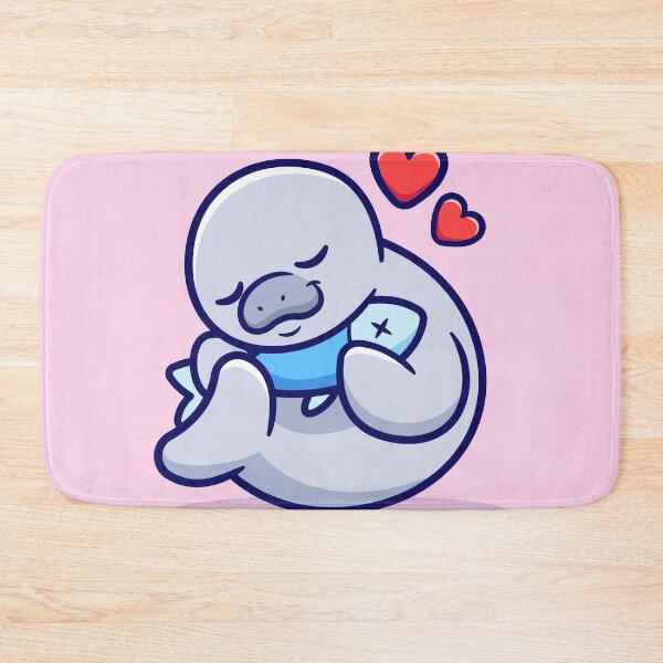 Item preview, "Cute Seal Hugging Fish: Adorable Cartoon Vector Icon designed and sold by hjian8219.