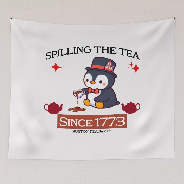 Item preview, boston tea party Penguin designed and sold by LemuellTrends.