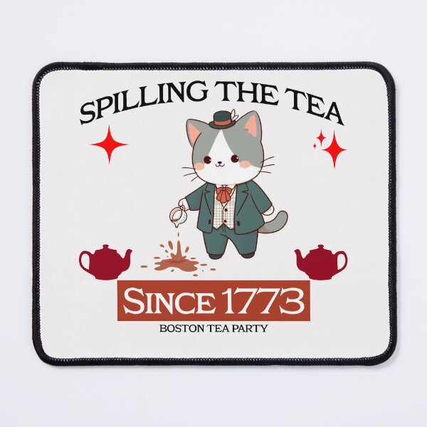 Item preview, boston tea party Cat designed and sold by LemuellTrends.