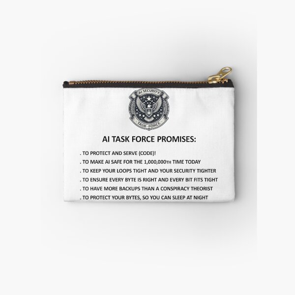 Item preview, AI Security Task Force Promises Funny Stuff designed and sold by SportsT-Shirts.