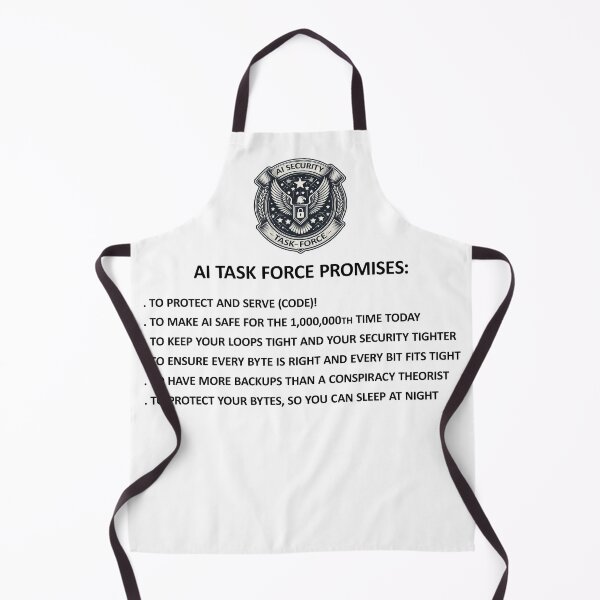 Item preview, AI Security Task Force Promises Funny Stuff designed and sold by SportsT-Shirts.
