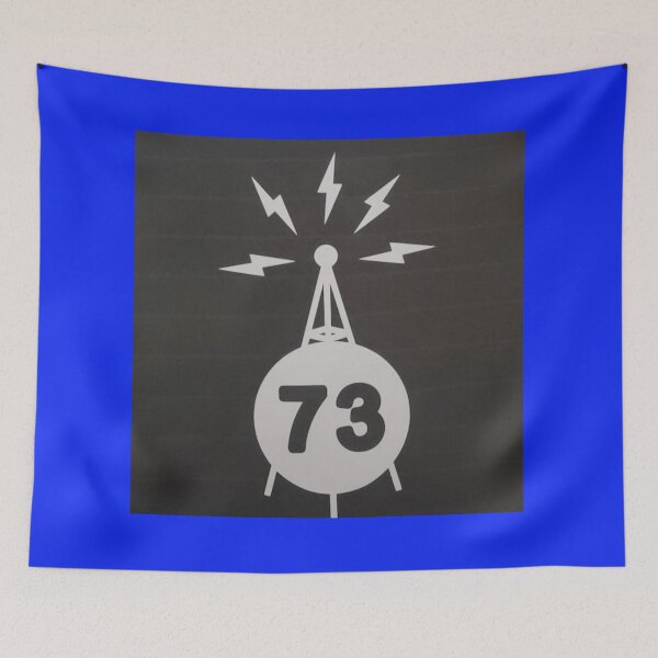 Item preview, "Vintage HAM Radio Enthusiast - 73 Best Regards" designed and sold by Mrpalaad.