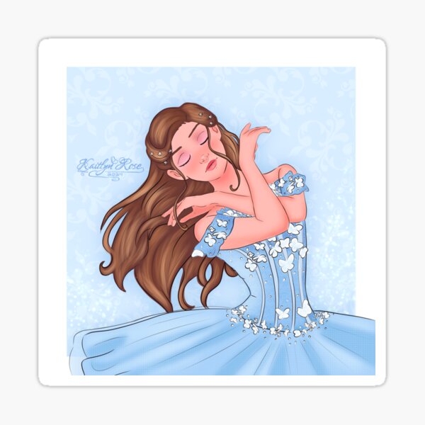 Item preview, Cartoon Ballerina designed and sold by Heavenly Hues.