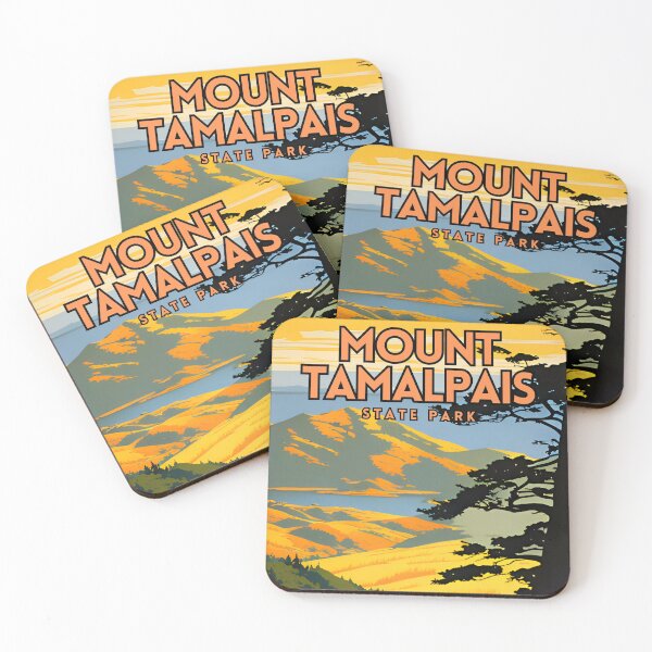 Item preview, Mount Tamalpais State Park Retro Travel Poster designed and sold by ZionPosteria.
