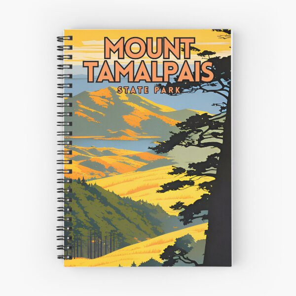 Item preview, Mount Tamalpais State Park Retro Travel Poster designed and sold by ZionPosteria.