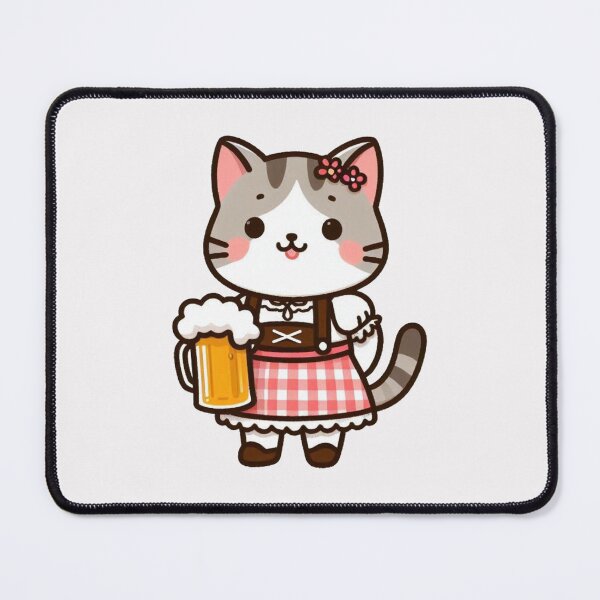 Item preview, funny oktoberfest Cat designed and sold by LemuellTrends.