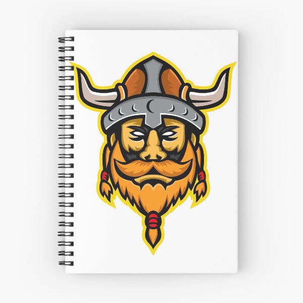 Item preview, Viking Warrior or Norse Raider Head Mascot designed and sold by patrimonio.