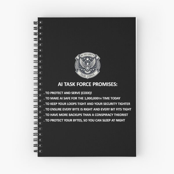 Item preview, AI Security Task Force Promises Funny Stuff designed and sold by SportsT-Shirts.