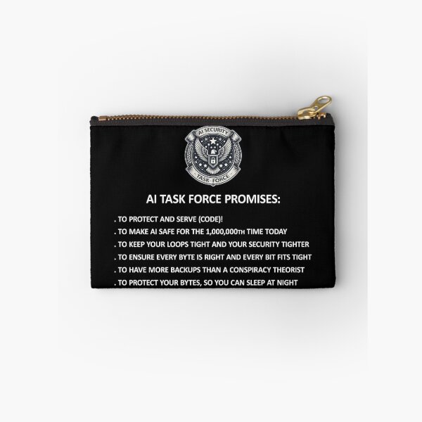 Item preview, AI Security Task Force Promises Funny Stuff designed and sold by SportsT-Shirts.