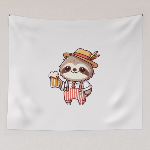Item preview, funny oktoberfest Sloth designed and sold by LemuellTrends.