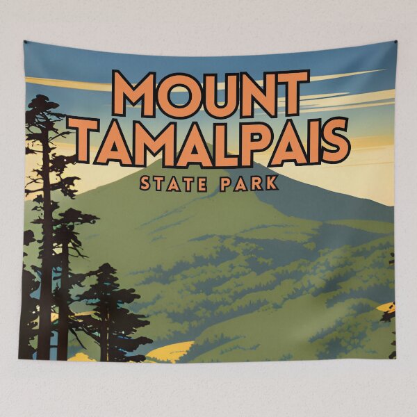 Item preview, Mount Tamalpais State Park Travel Poster designed and sold by ZionPosteria.