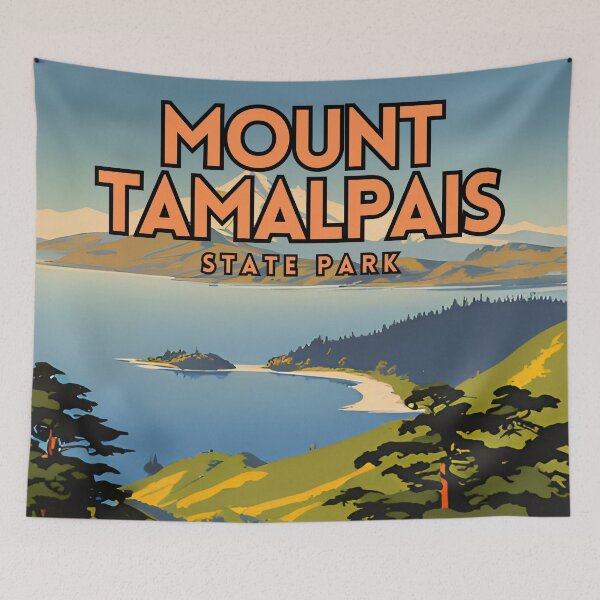 Item preview, Mount Tamalpais State Park Travel designed and sold by ZionPosteria.