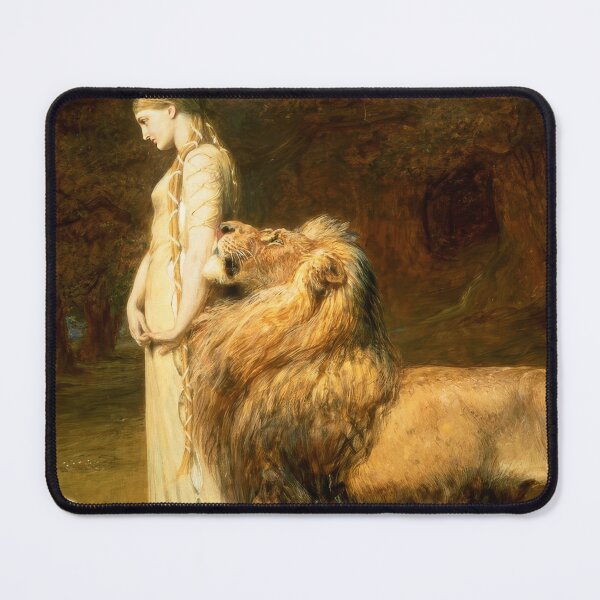 Item preview,  Briton Riviere   Una and the Lion  from Spenser's Faerie Queene  designed and sold by TeeARTHY.