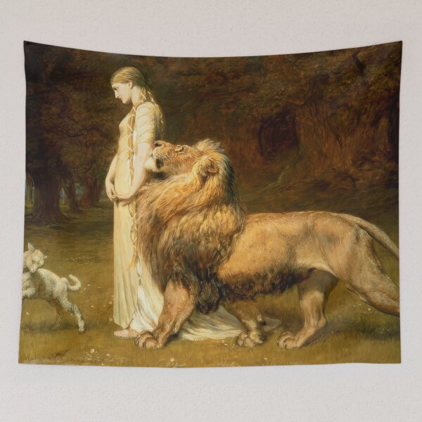 Item preview,  Briton Riviere   Una and the Lion  from Spenser's Faerie Queene  designed and sold by TeeARTHY.