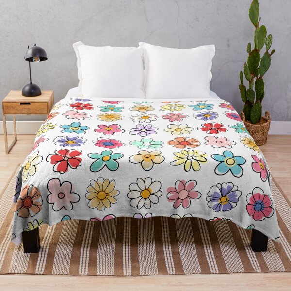 Item preview, Colourful Doodle Flowers designed and sold by Fadastic.