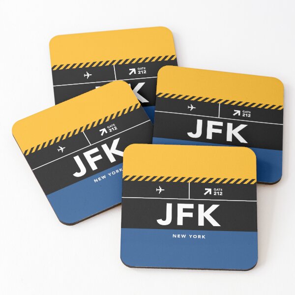 Item preview, New York Kennedy Airport Code JFK designed and sold by Uppercase Tees.