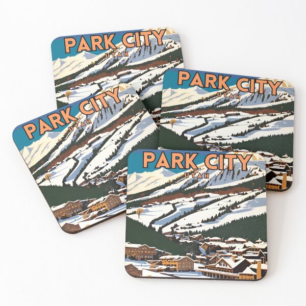 Item preview, Park City Utah Retro Travel designed and sold by ZionPosteria.