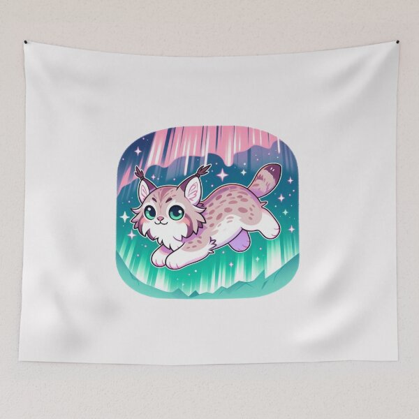 Item preview, black northern lights Lynx designed and sold by LemuellTrends.