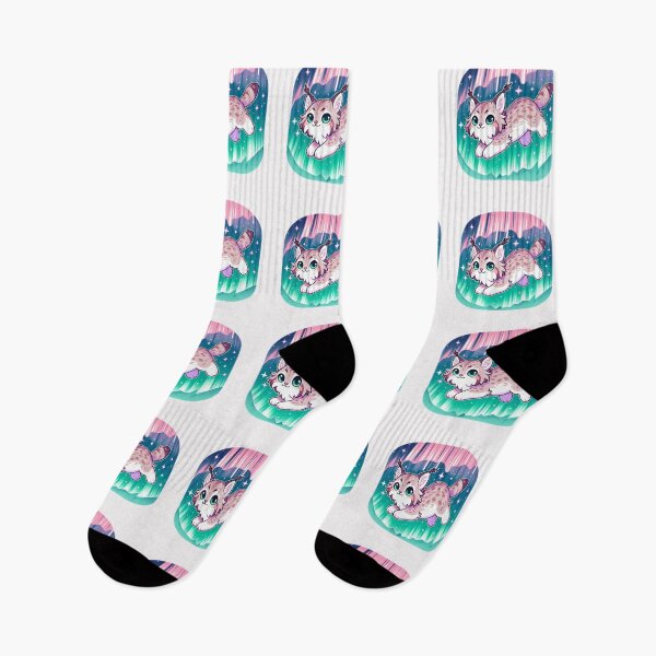 Item preview, black northern lights Lynx designed and sold by LemuellTrends.