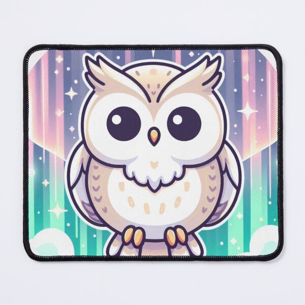 Item preview, black northern lights Owl designed and sold by LemuellTrends.