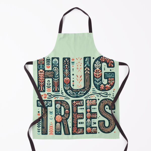 Item preview, Hug Trees, typography designed and sold by maxmaj.