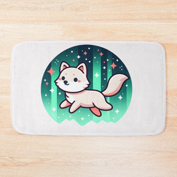 Item preview, black northern lights Fox designed and sold by LemuellTrends.