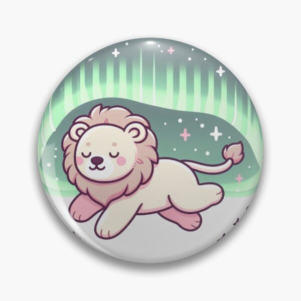 Item preview, black northern lights  Lion designed and sold by LemuellTrends.