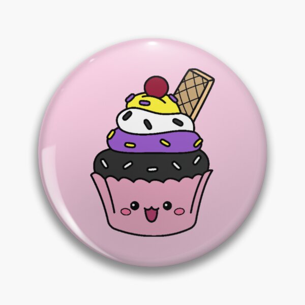 Item preview, Nonbinary Pride Cupcake designed and sold by everything4eva.