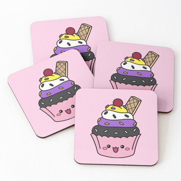 Item preview, Nonbinary Pride Cupcake designed and sold by everything4eva.