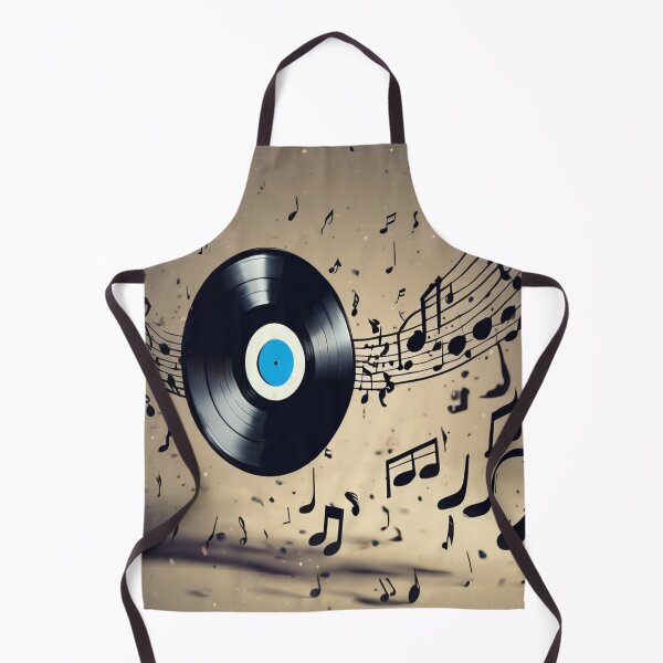 Item preview, "Vinyl in Motion: Musical Notes Dancing" designed and sold by Artisticanvas.