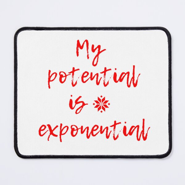 Item preview, My Potential Is Exponential - inspiration designed and sold by PerfectDay2Play.