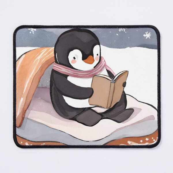 Item preview, READ | SNOW | PENGUIN designed and sold by MUDUGAMU.