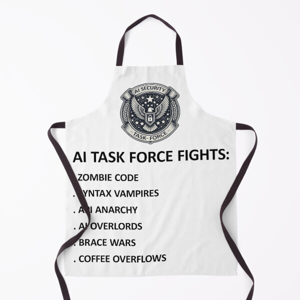 Item preview, AI Security Task Force Fights Funny Stuff designed and sold by SportsT-Shirts.